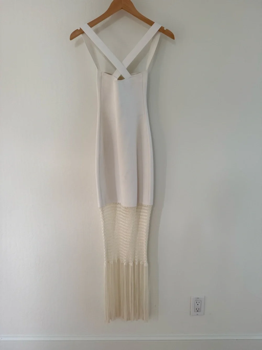 Galvan London Diana Fringe knit Dress - Picture 8 of 17